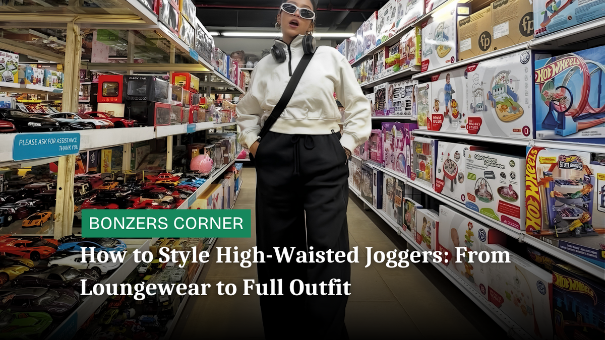 How to Style High-Waisted Joggers: From Loungewear to Full Outfit