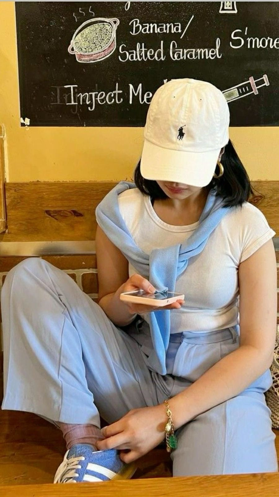White Polo Style Baseball Cap for Women | Premium Embroidered Cap Bangladesh