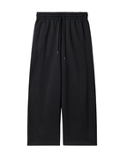 Barrel Fit Sweatpants – Black | Heavy Fleece, Wide Leg, High Waist