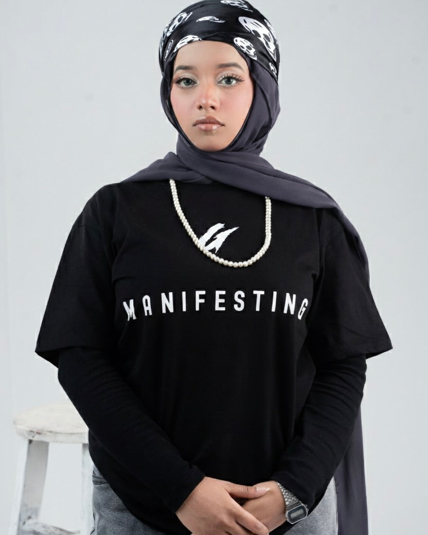 Signature 180 GSM Premium Cotton Essential T-Shirt for Women | Manifesting