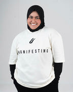 Signature 180 GSM Premium Cotton Essential T-Shirt for Women | Manifesting