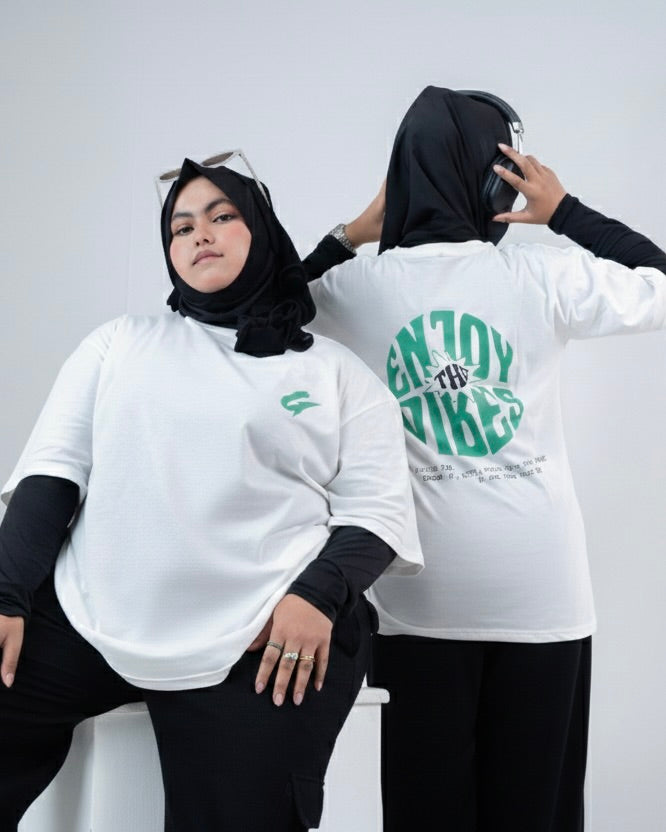 Elite 180 GSM Premium Cotton Oversized T-Shirt for Women | ETV