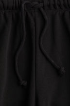 High/Mid Waist Women’s Black Heavyweight Joggers