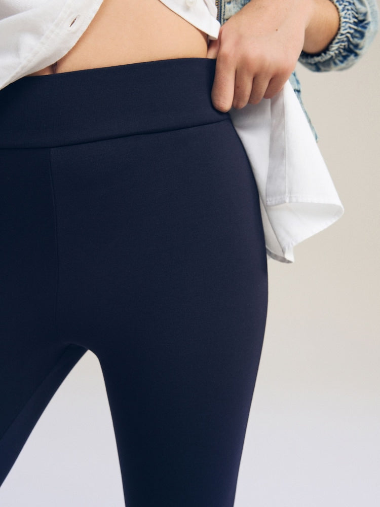 Navy Ponte Legging | Navy Blue
