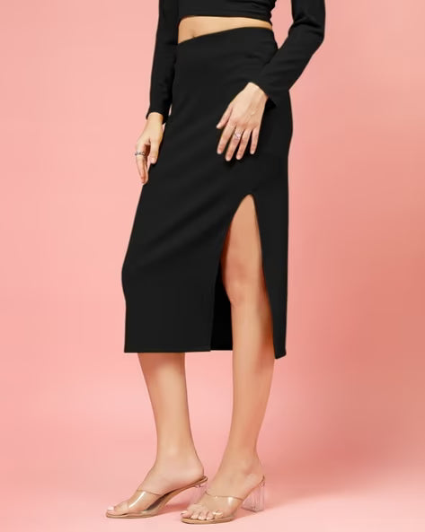 Women's Pencil Skirt | Black