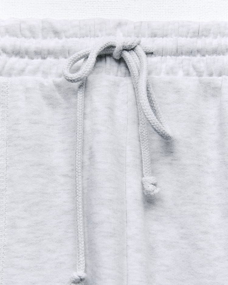 Women’s High-Waist Wide Leg Joggers with Elastic Waist & Adjustable Drawstring | Ash