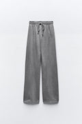 Washed Mid Waist Women’s Grey Heavyweight Joggers