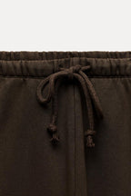 Washed High Waist Women’s Coffee Heavyweight Joggers