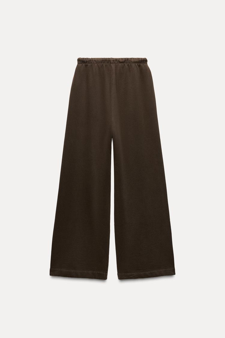Washed High Waist Women’s Coffee Heavyweight Joggers
