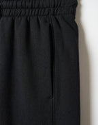 Balloon Fit Sweatpants – Black | Heavy Fleece, Wide Leg, High Waist