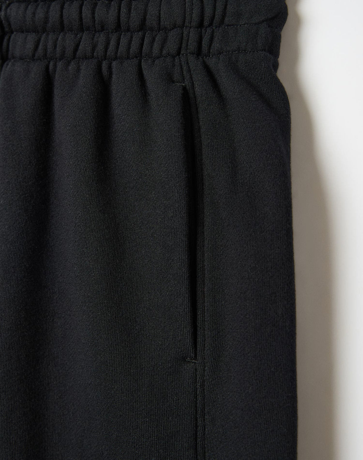 Balloon Fit Sweatpants – Black | Heavy Fleece, Wide Leg, High Waist