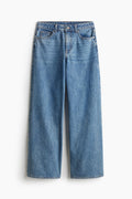 High Rise Extra Wide Leg Baggy Fit Jeans Blue for Women
