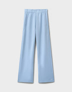 LuxeComfy High Waist Wide-Leg Joggers with Elasticated Waist & Drawstring Waistband | Baby Blue