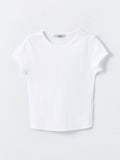 White Crop Top