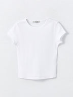 White Crop Top