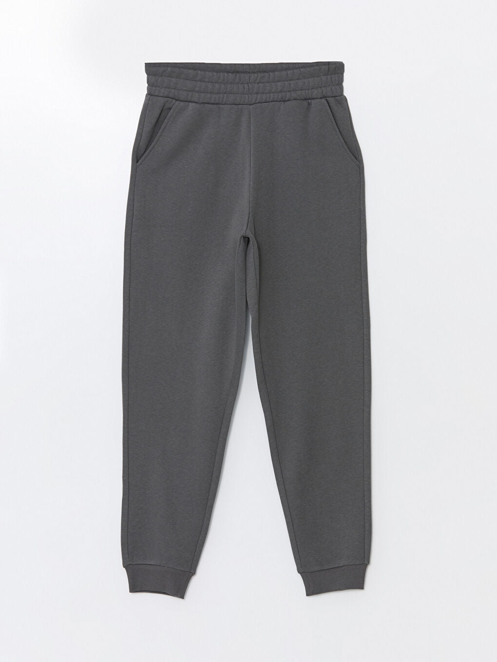Ladies High Waist Joggers | Light Grey
