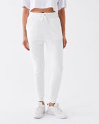 Ladies Joggers | Cream and White