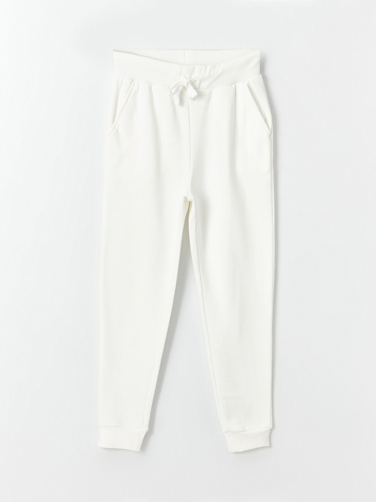 Ladies Joggers | Cream and White