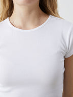 White Crop Top