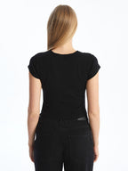 Black Crop Top