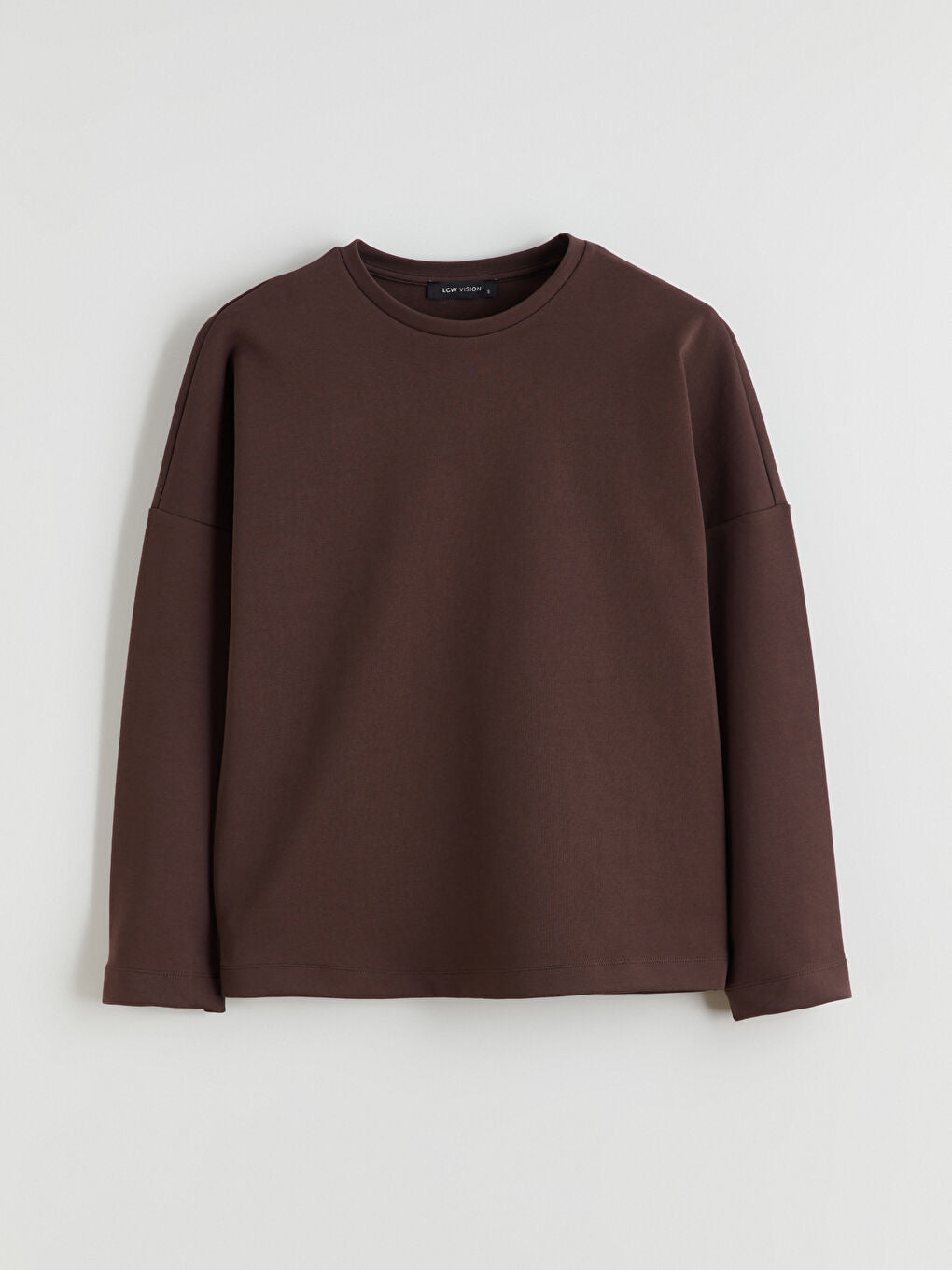 Ladies Boyfriend Oversized Sweatshirt| Coffee/Brown