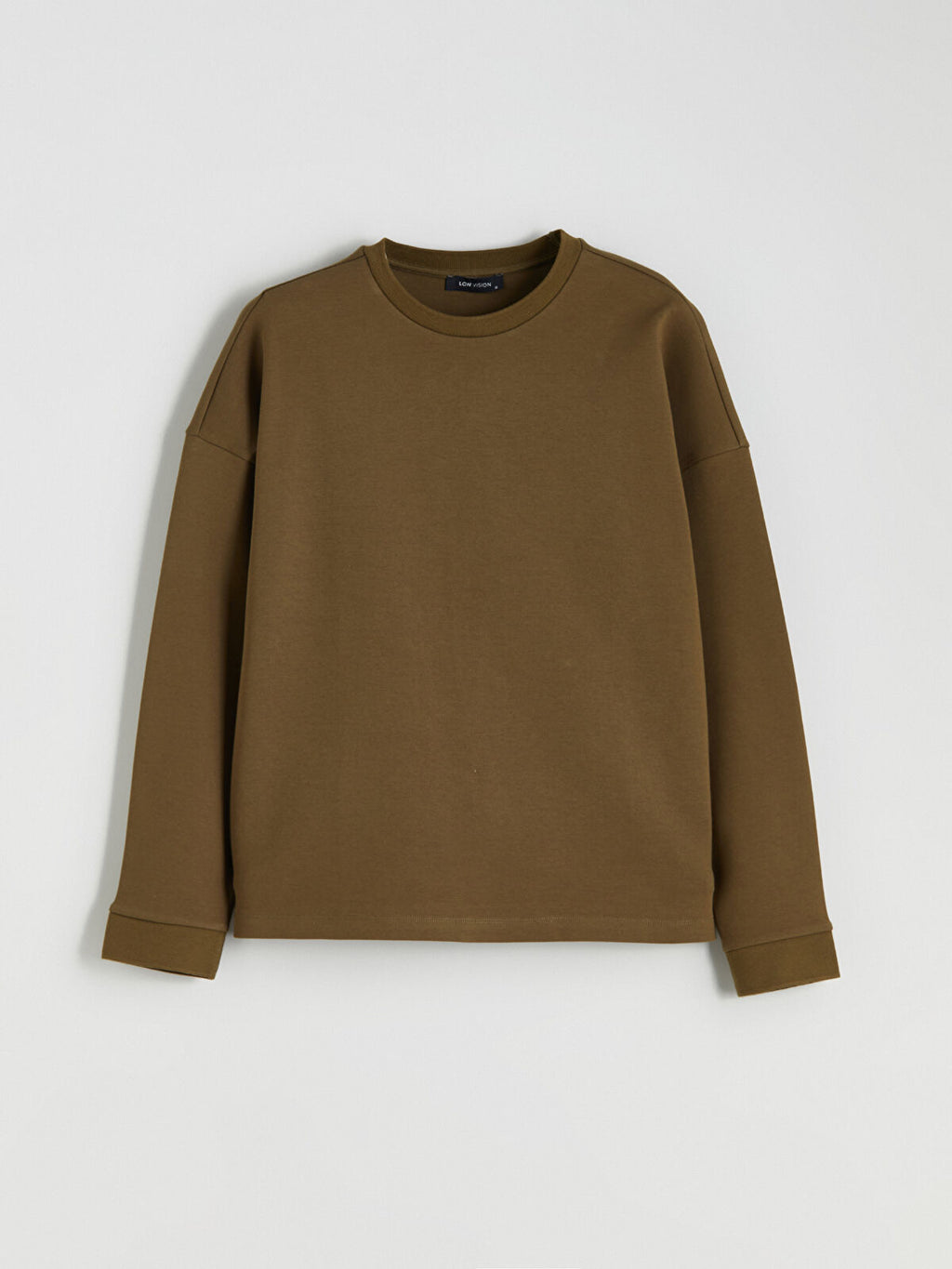 Ladies Boyfriend Oversized Sweatshirt | KHAKI