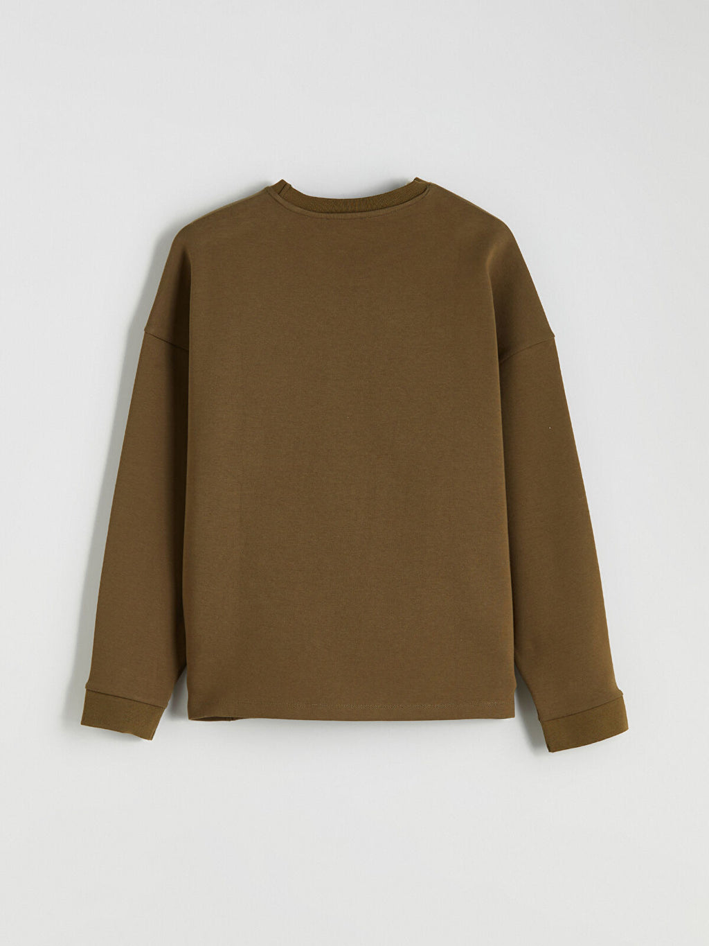 Ladies Boyfriend Oversized Sweatshirt | KHAKI