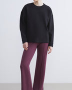 Ladies Boyfriend Oversized Sweatshirt | Black
