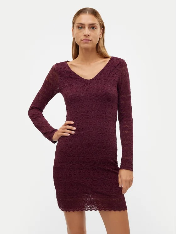 Vero Moda 2-Way Plum Party Dress | Cocktail & Evening Wear for Women Purple