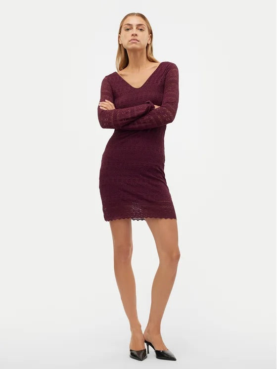 Vero Moda 2-Way Plum Party Dress | Cocktail & Evening Wear for Women Purple