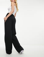 High/Mid Waist Women’s Black Heavyweight Joggers