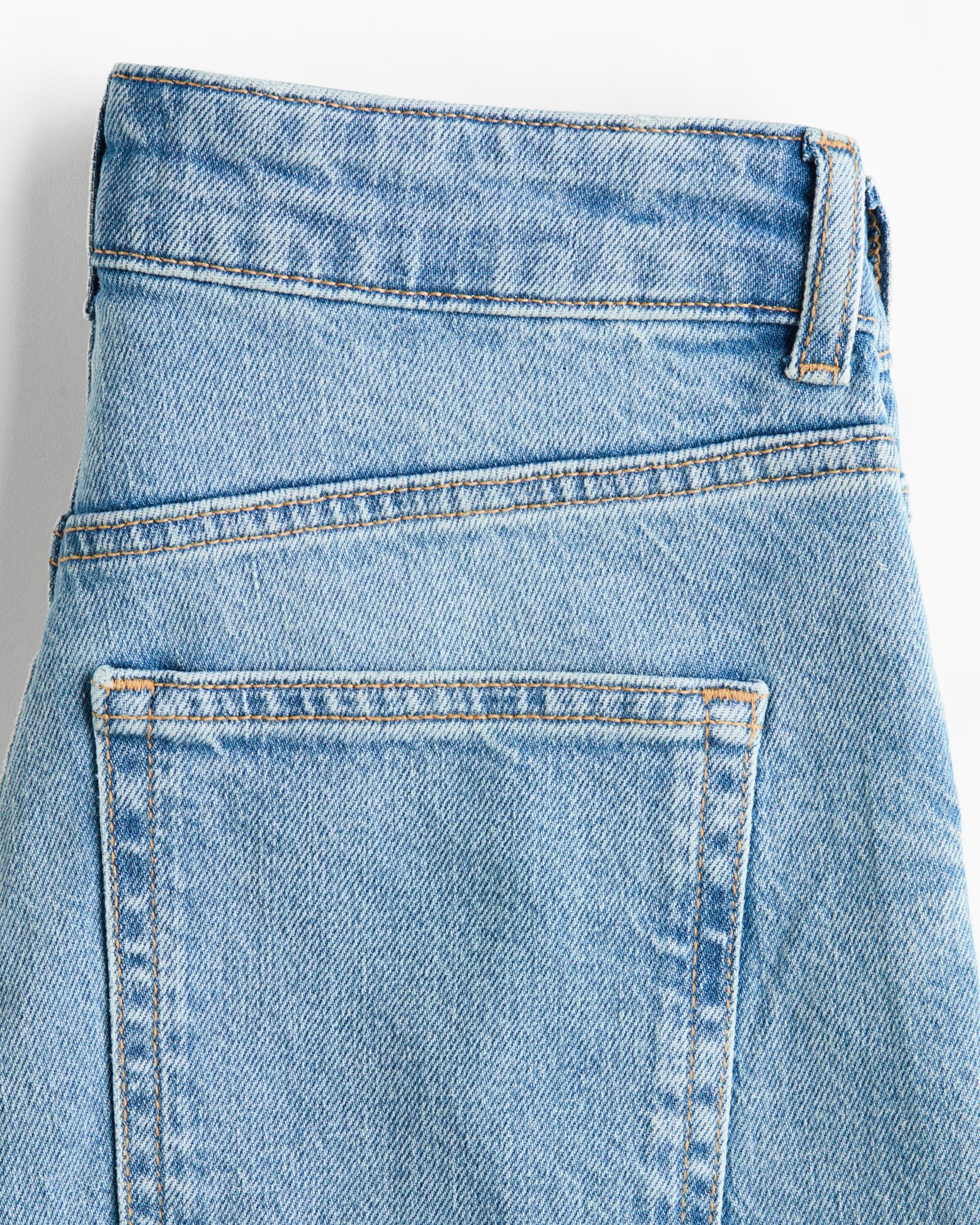 High Rise Extra Wide Leg Light Blue Baggy Fit Jeans for Women