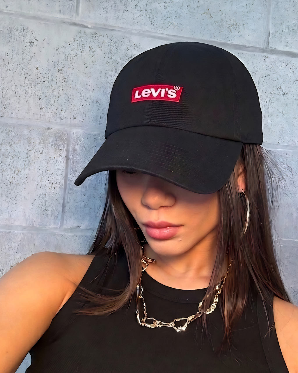 Levi’s Signature Black Baseball Cap